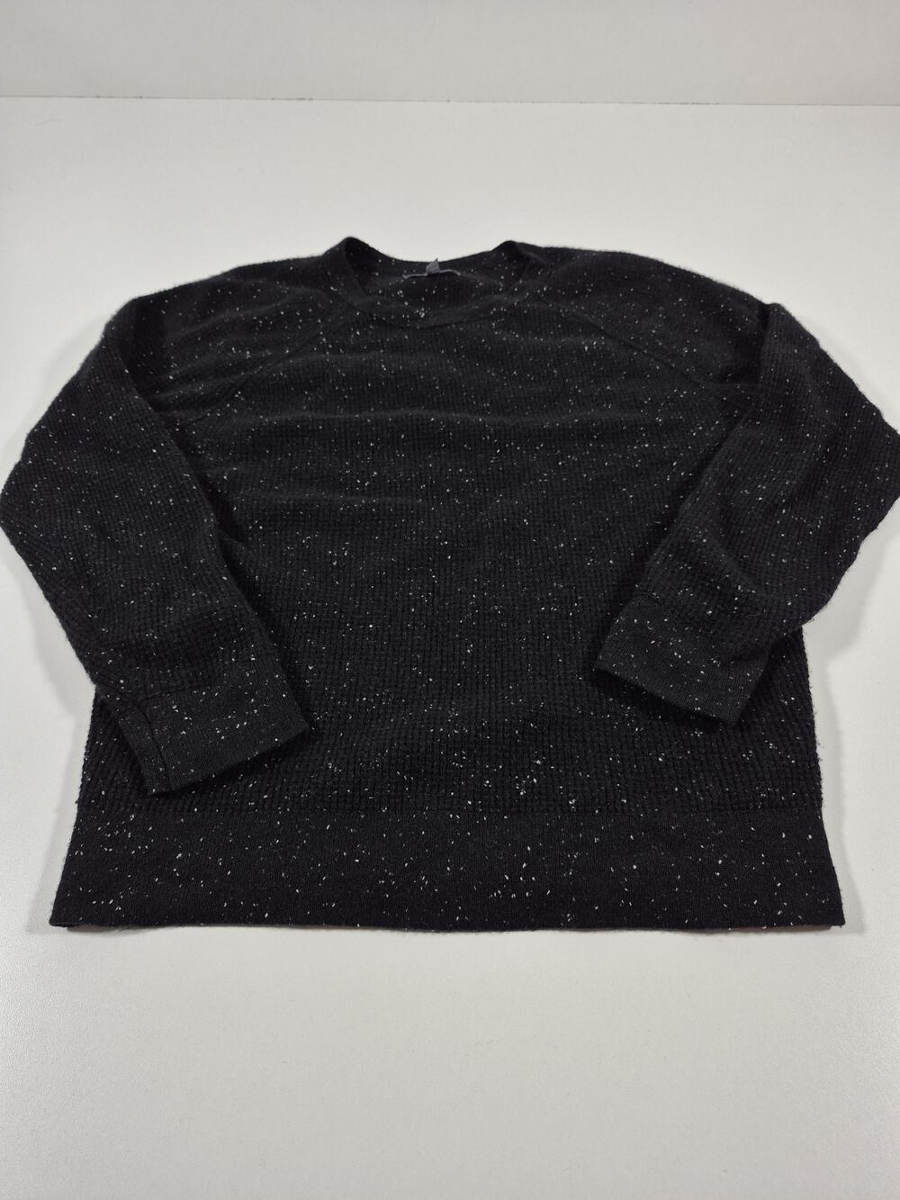 Bonobos Sweater Mens M Black 100% Cashmere Crewneck Slim Fit Knit Pullover